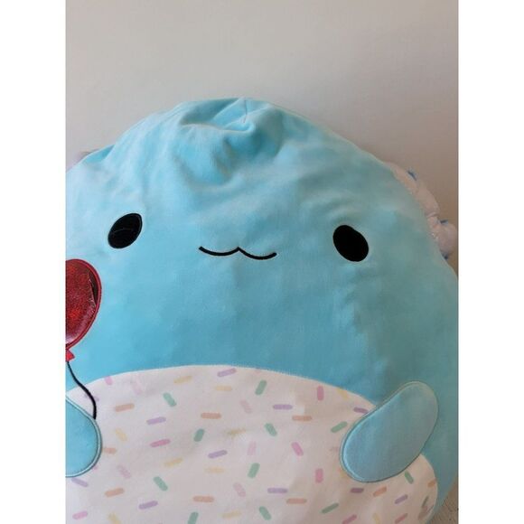 Squishmallow Axolotl red balloon jumbo RARE plush animal blue - Picture 3 of 16